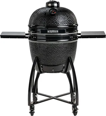 GRILL HOOVI KAMADO LARGE MUST KÜPSETUSSÜSTEEMIGA 22"