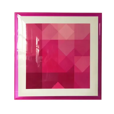 SEINAPILT WALLY 80X80CM, ROOSA, AKRÜÜL