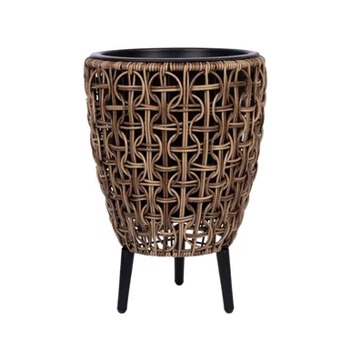 LILLEPOTT WICKER 28X28XH42CM, PRUUN
