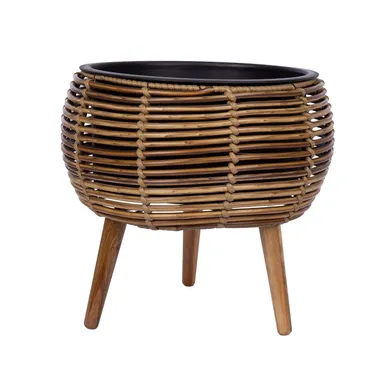 LILLEPOTT WICKER 37X37XH35CM, HELEPRUUN