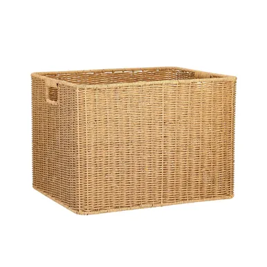 KORV BASILE 45X37XH32CM, HELEPRUUN