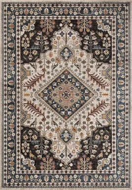 VAIP DARLY-4, 200X285CM, SININE/BEEŽ