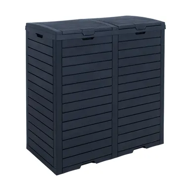 PRÜGIKAST GALA 78X41XH86CM/230L, MUST PLASTIK