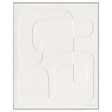 MAAL RAAMIGA 80X100CM, VALGE KUJUND