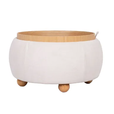 TUMBA/LAUD HIRO D67XH38CM, VALGE, PANIPAIGAGA