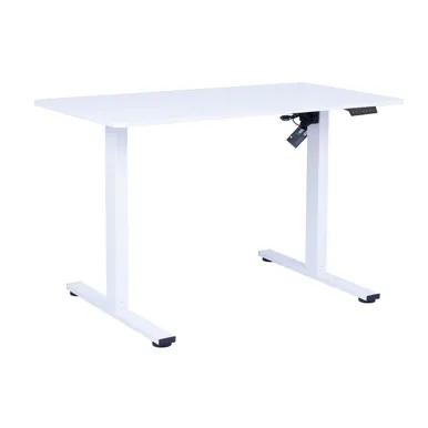 TÖÖLAUD ERGO FIT 1-MOOTORIGA 120X60XH71.5-116CM, VALGE