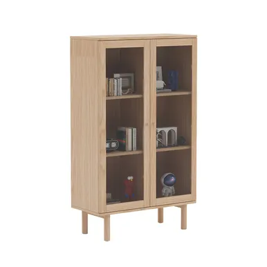 VITRIINKAPP HANSEN 90X40XH150CM, MELAMIIN
