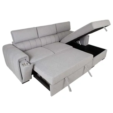 NURGADIIVANVOODI ODELIA PN 252X165XH82/100CM, HALL