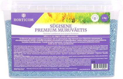 SÜGISENE PREMIUM MURUVÄETIS HORTICOM 2KG