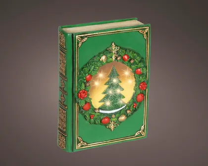 JÕULUKAUNISTUS LED RAAMAT ROHELINE 6,5X16,5X22CM