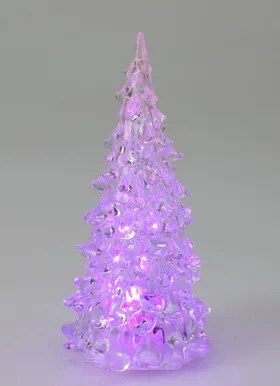 JÕULUPUU LED TULEDEGA, AKRÜÜL, 12CM