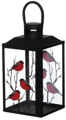 LATERN LEEVIKESTEGA WINTERIA 17X17X33CM