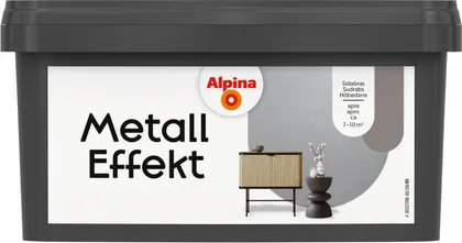 DEKORATIIVVÄRV ALPINA METALL EFFEKT 1L HÕBEDANE