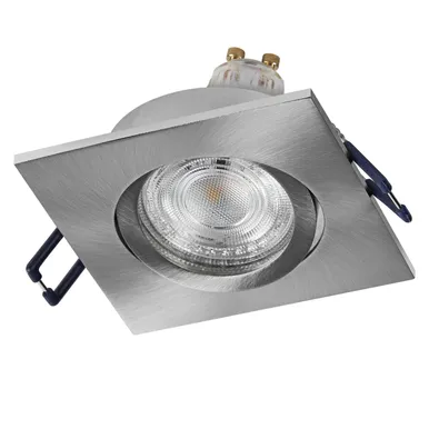 KOHTVALGUSTI LED SÜVISTATAV CLICK RUUT GU10 4,5W NIKKEL