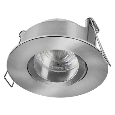 KOHTVALGUSTI LED SÜVISTATAV PRESS GU10 4,5W SATIINNIKKEL
