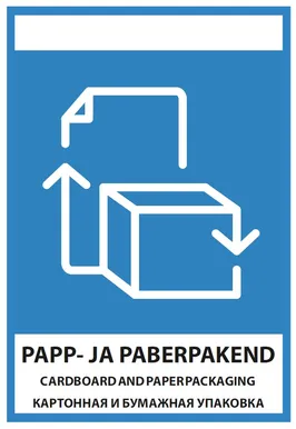 KLEEBIS PAPP- JA PABERPAKEND 15X21CM