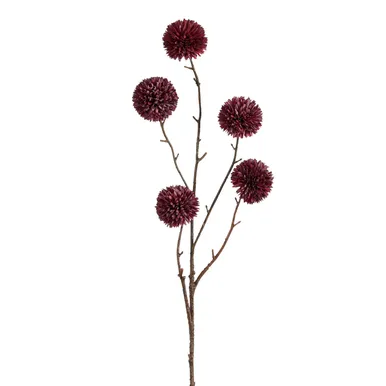 KUNSTLILL MICA DECORATIONS POMPOON 100CM LILLA