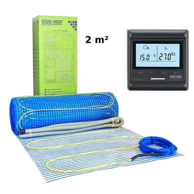 PÕRANDAKÜTTEMATT GRAND MEYER 2M2 170W/M2+HW800 TERMOSTAAT