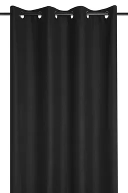 KARDIN STOF PORTLAND 140X260CM 100% PIMENDAV MUST