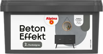 DEKORATIIVVÄRV ALPINA BETON EFEKT TUMEHALL 1L
