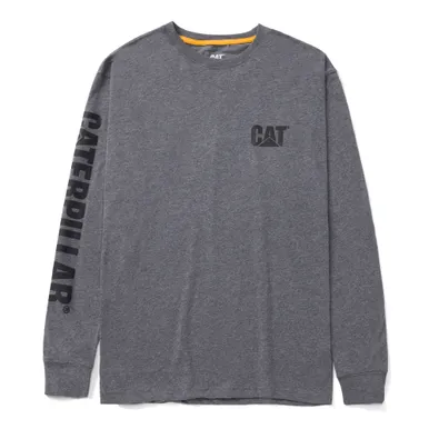 T-SÄRK CAT MEESTE PIKKADE VARRUKATEGA HEATHER GREY 2XL