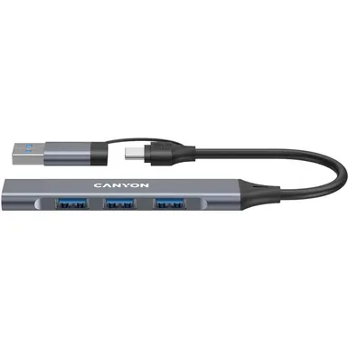 HUB CANYON DS-02 4IN1 4K USB-A/C HALL