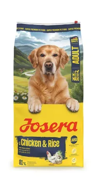 KUIVTOIT JOSERA KOERTELE KANA/RIIS 12,5KG