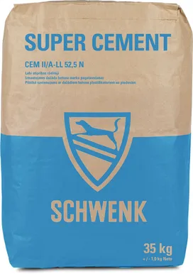 TSEMENT SCHWENK SUPER CEMENT CEM II/A-LL 52,5N 35KG