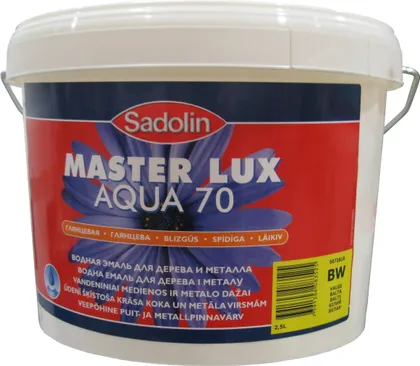 VÄRV MASTER LUX AQUA 70 WO 2,5L LÄIKIV