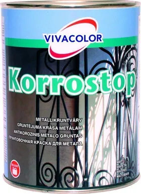 VÄRV UNIVERSAL KORROSTOP HALL 1L METALLIKRUNT