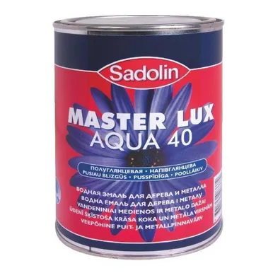 VÄRV MASTER LUX AQUA 40 BW 1L VALGE