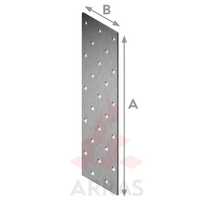 NAELUTUSPLAAT 40X160X2,0 ZN