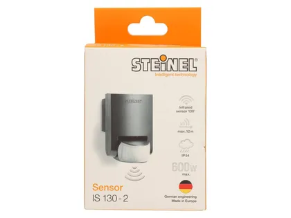 LIIKUMISANDUR 600W MUST IS 130-2 IP54 INFRAPUNA STEINEL
