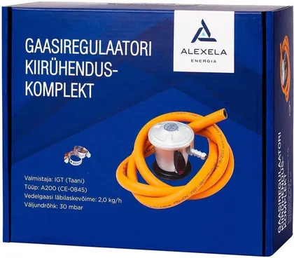 GAASIGRILLI REDUKTOR+VOOLIK KOMPLEKT ALEXELA