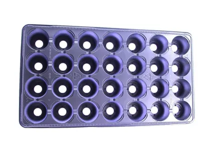 KÜLVIKASSETT TEKU MINIFLOR, 28 KOHTA, MUST
