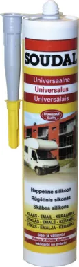 UNIVERSAALSILIKOON SOUDAL VALGE 300ML