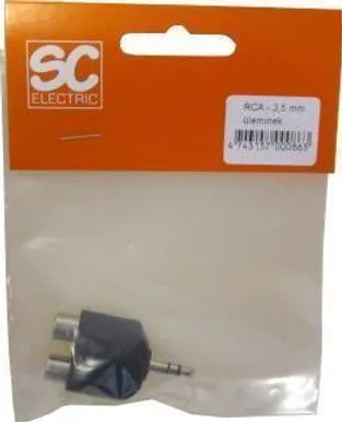 JAGUR ÜLEMINEK RCA-3,5MM PISTIK
