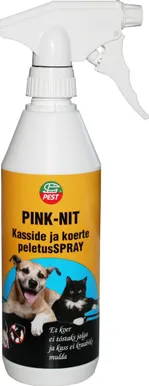 KOERTE-KASSIDE PELETUSEKS SPRAY PINK-NIT 500ML