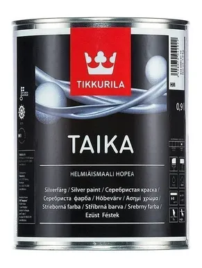 DEKORATIIVVÄRV TIKKURILA TAIKA HELMIÄISMAALI 0,9L HÕBEDANE POOLLÄIKIV