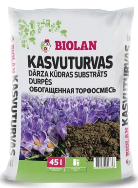 KASVUTURVAS KÖÖGIVILJADELE BIOLAN 45L