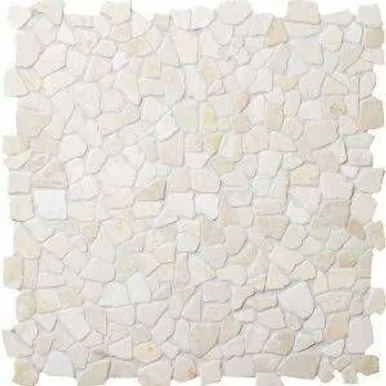 MARMORMOSAIIK WHITE INTERLOCK 300X300MM