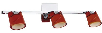 KOHTVALGUSTI ANDORRA 3-NE 40W G9 PUNANE/KROOM