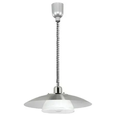 LAELAMP BRENDA 100W E27 MATT-NIKKEL/ALABASTER KLAAS