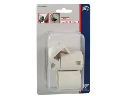 LAMBIPESA DÜWI E27 60W 2TK PAKIS VALGE