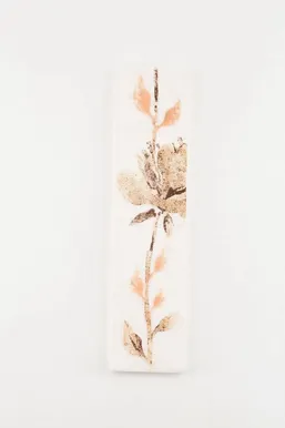 KERAAMILINE DEKOORPLAAT 25X6 STONE FLOWER