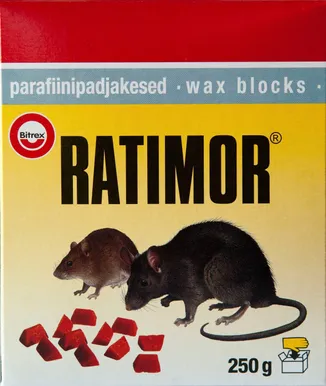 HIIRE, ROTI- JA VESIROTIMÜRK RATIMOR 250G PARAFIINIPADJAKESED