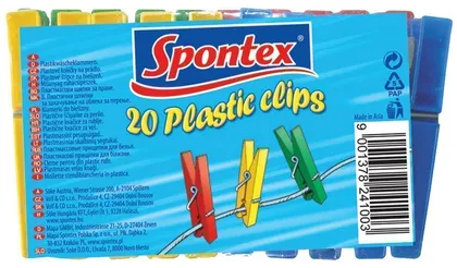 PESULÕKSUD SPONTEX PLASTIK 20TK PAKIS