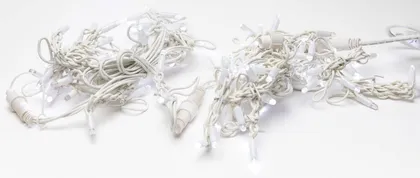 VALGUSKARDIN JÄÄPURIKAKUJULINE ARTUS PRO 100LED 4,2M KÜLM VALGE JÄTKATAV