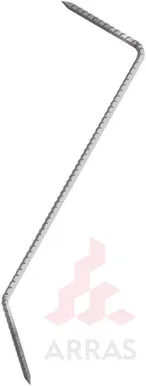 EHITUSKOBA ARRAS 6.5x200 ZN PÖÖRATUD