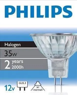 HALOGEENLAMP G5.3 35W 36° 12V PHILIPS